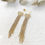 Thumbnail: Luxury Gold VaIēntīno Tassel Earrings (+Stamp)