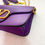 Thumbnail: Luxury Purple Chain Clutch (+Strap)