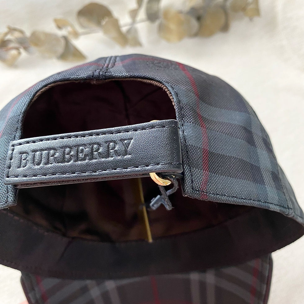 Thumbnail: Luxury Black Checkered Cap (+Label)