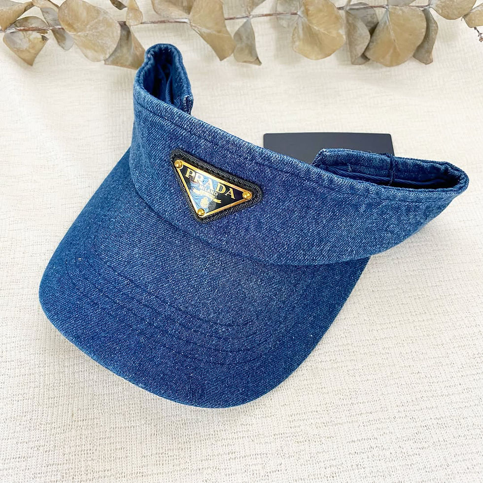 Thumbnail: Luxury Blue Sun Visor (+Label)