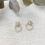 Thumbnail: Luxury Retro Gold Pearl Earrings (+Stamp)