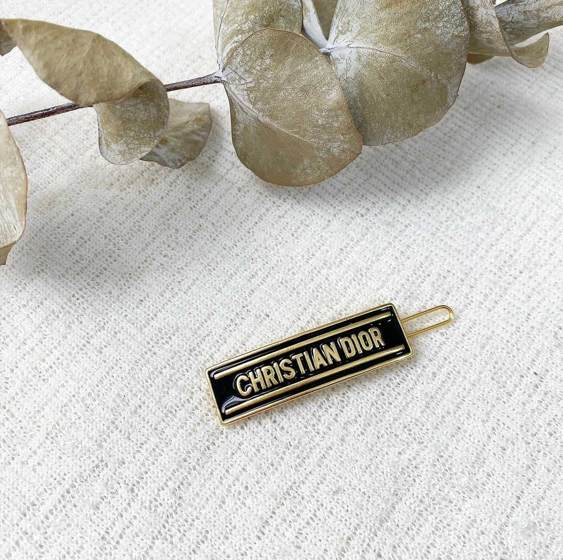 Luxury Black Hair Pin (+Stamp)