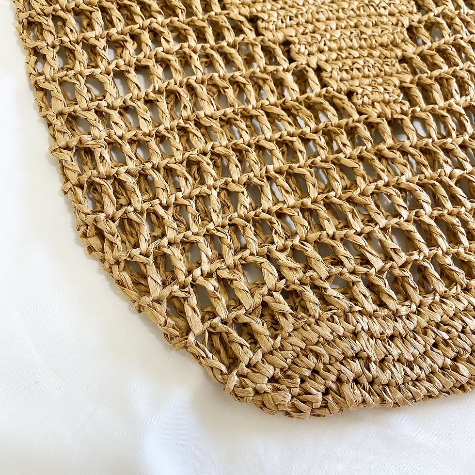 Thumbnail: Luxury Brown Crochet Bag