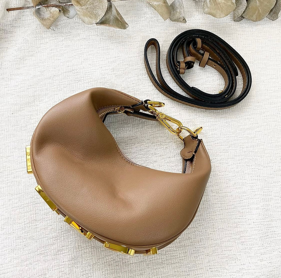 Thumbnail: Luxury Small Graphy Beige Bag (2 Straps)