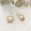 Thumbnail: Luxury Gold Pearl Earrings (+Stamp)
