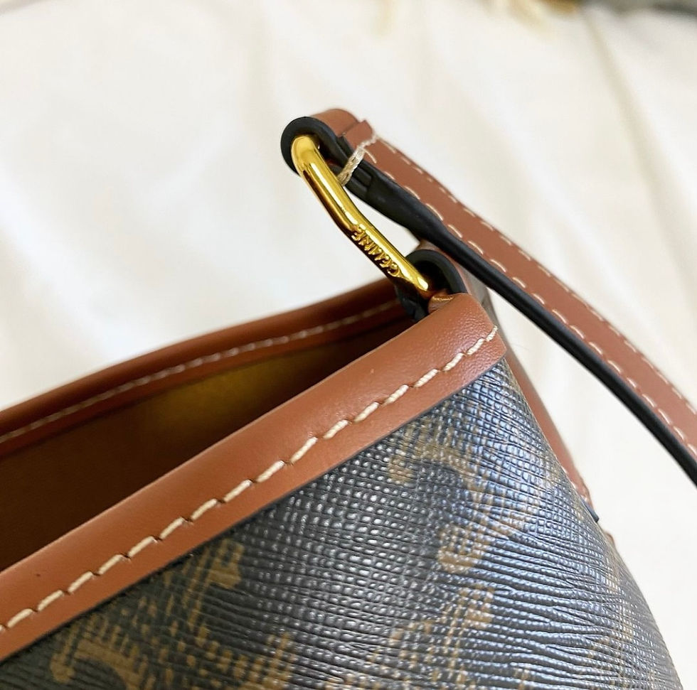 Thumbnail: Luxury Brown CeIínē Bucket Bag