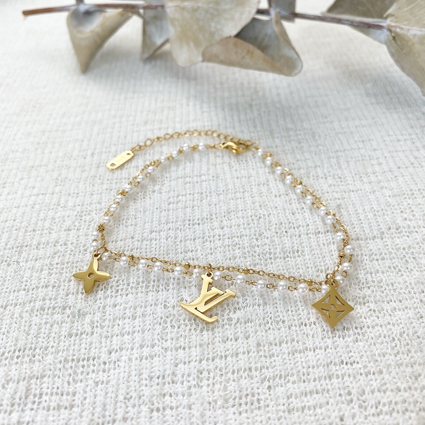 Luxury Gold ŁV Bracelet (K18)