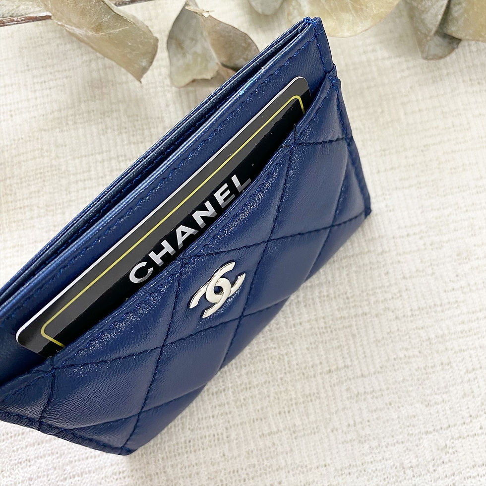 Thumbnail: Luxury Navy Card Holder (+Box)