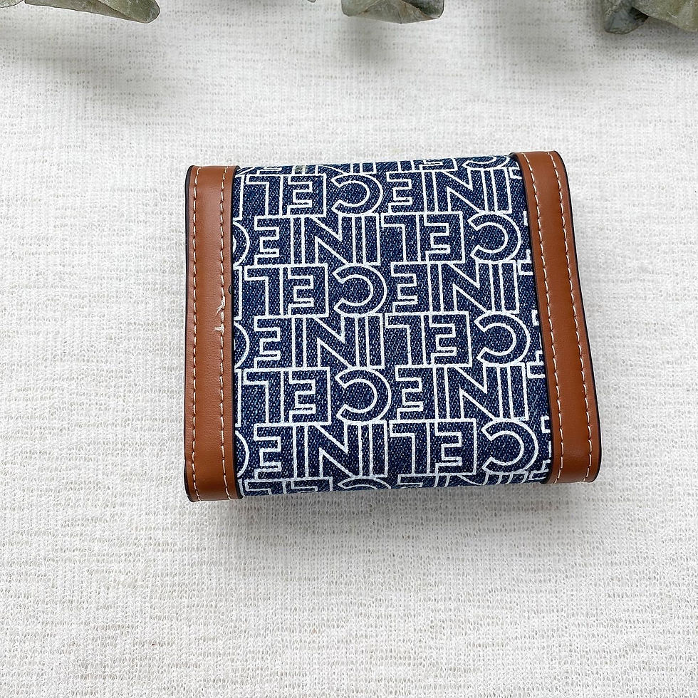 Thumbnail: Luxury CēIīne Folding Wallet