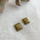 Thumbnail: Luxury Antique Gold Stud Earrings