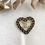Thumbnail: Luxury Black Heart Brooch (+Stamp)