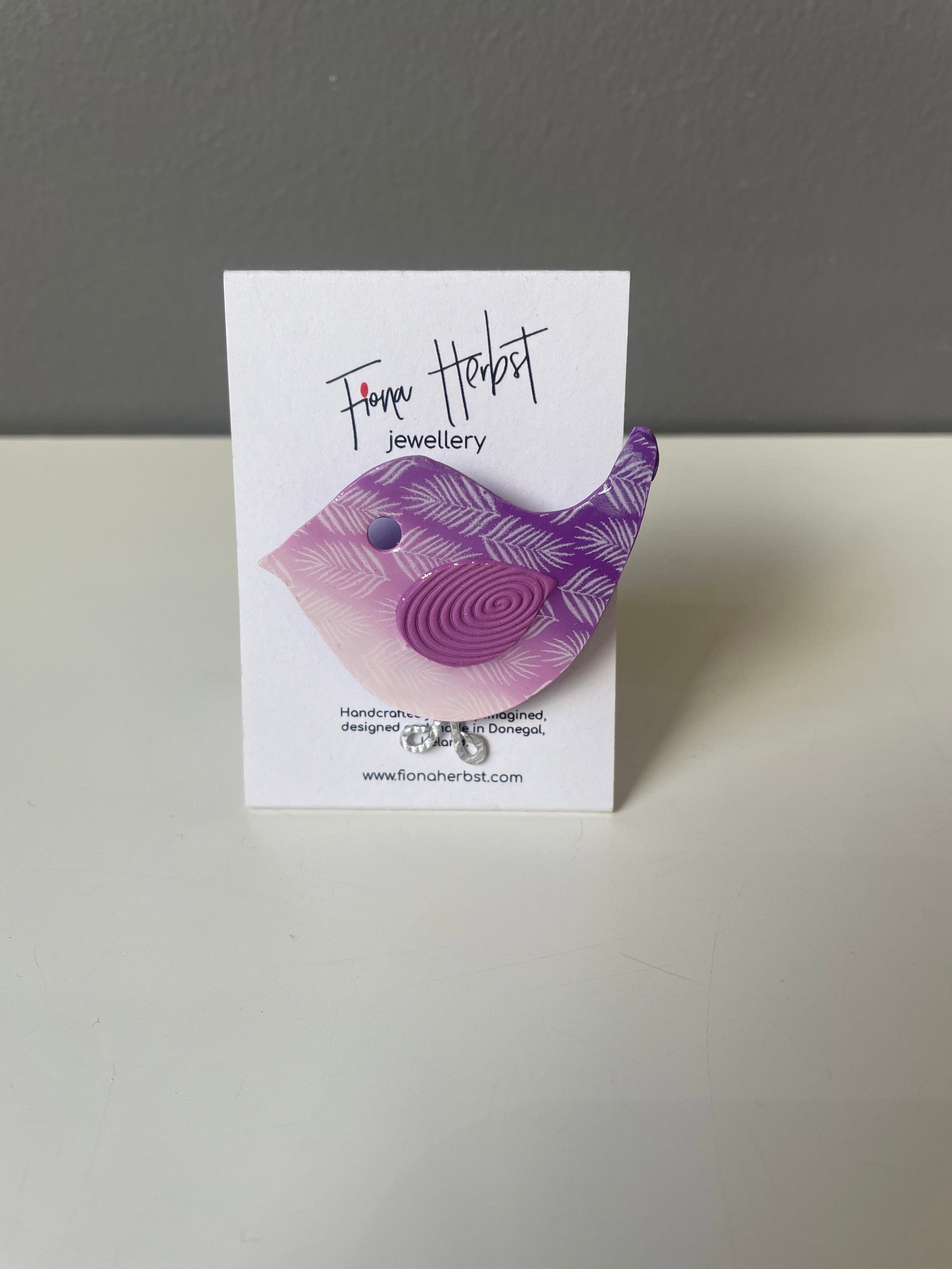 Bird Brooch - Fiona Herbst