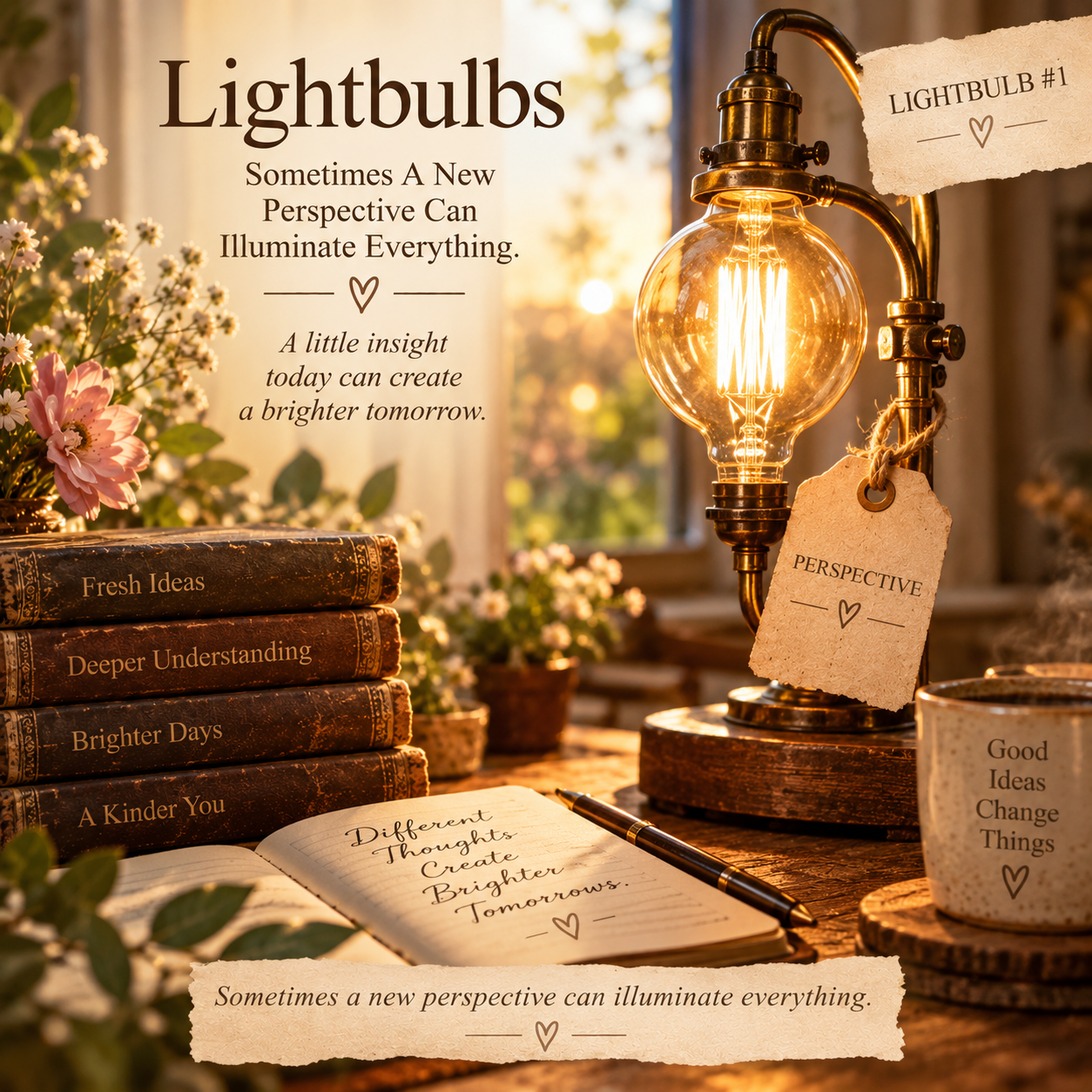 Lightbulb number one: a new perspective