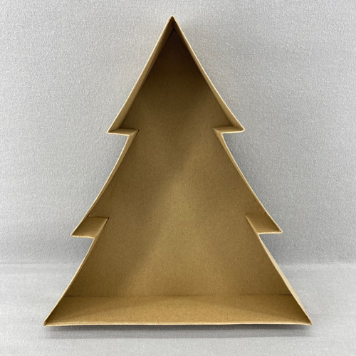 Handmade Cardboard Fillable Shape Box - Christmas 3 Edges Tree