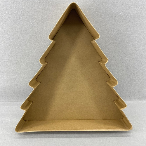 Handmade Cardboard Fillable Shape Box - Christmas Pine Tree