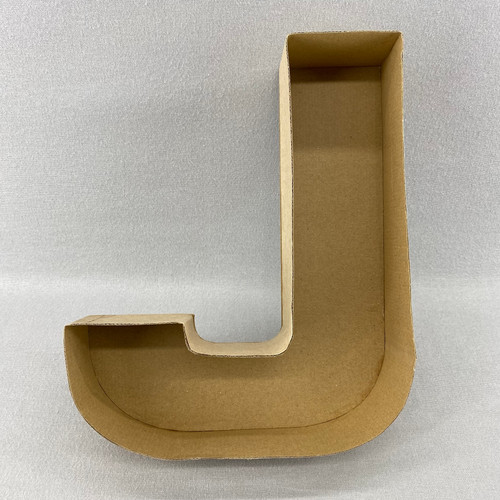 Handmade Cardboard Fillable Letter Box J Zoda House Party