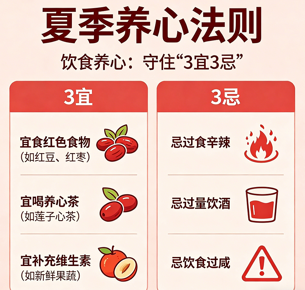 夏季養心法則
