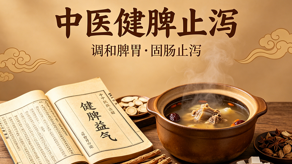 脾虛腹瀉不用愁|中醫7大健脾止瀉方法對比,對症調理不反復,溫和養脾護腸