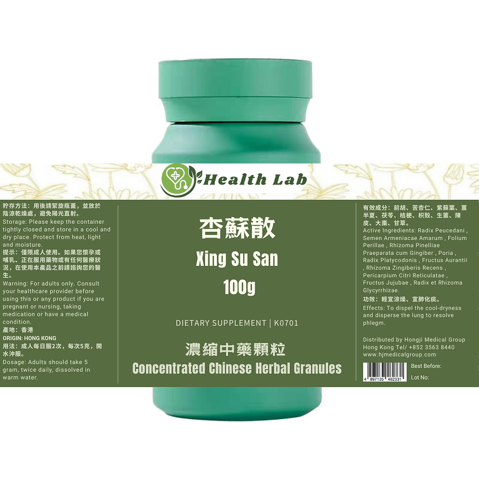 Xing Su San /杏蘇散