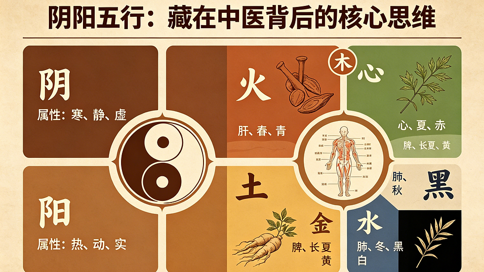 中醫哲學入門|陰陽五行:藏在中醫背後的核心思維,看完讀懂中醫邏輯