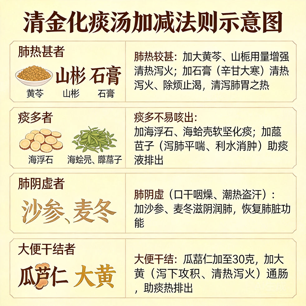 清金化痰湯