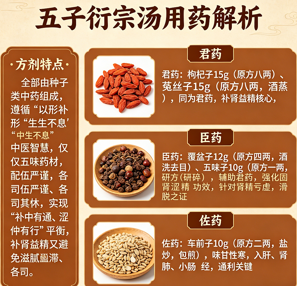 五子衍宗湯,補腎益精的千年養生良方