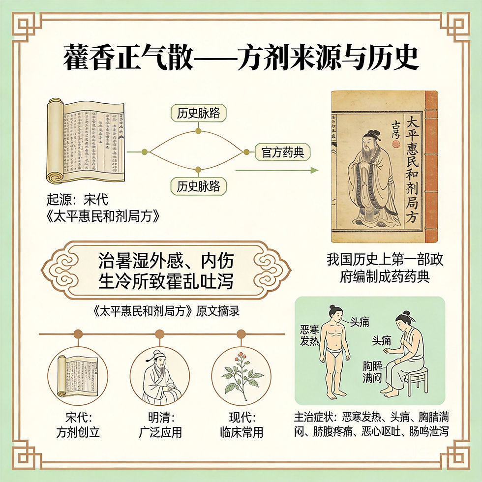 藿香正气散详解：解表化湿、理气和中的经典名方