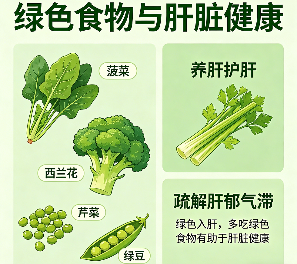 中醫五色食物養五臟