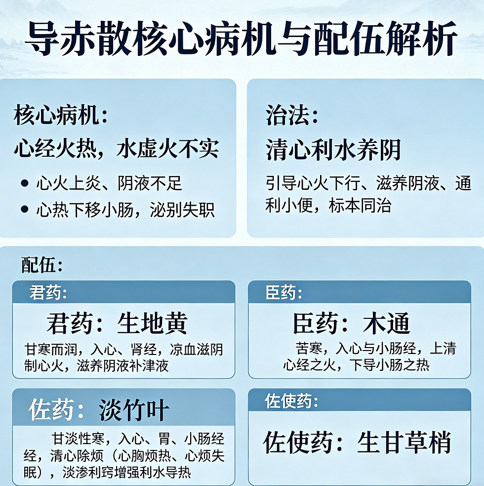 兒科名方導赤散:清心利水養陰,破解心火困擾