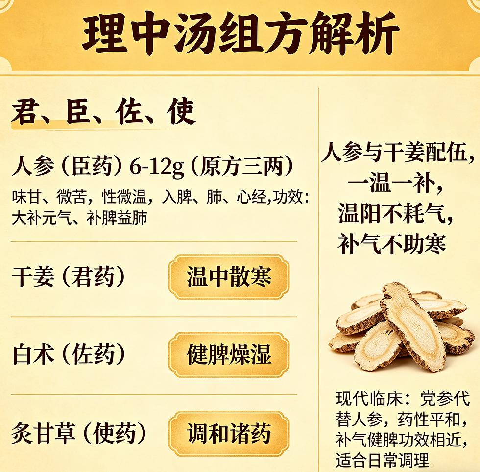 千年名方理中湯