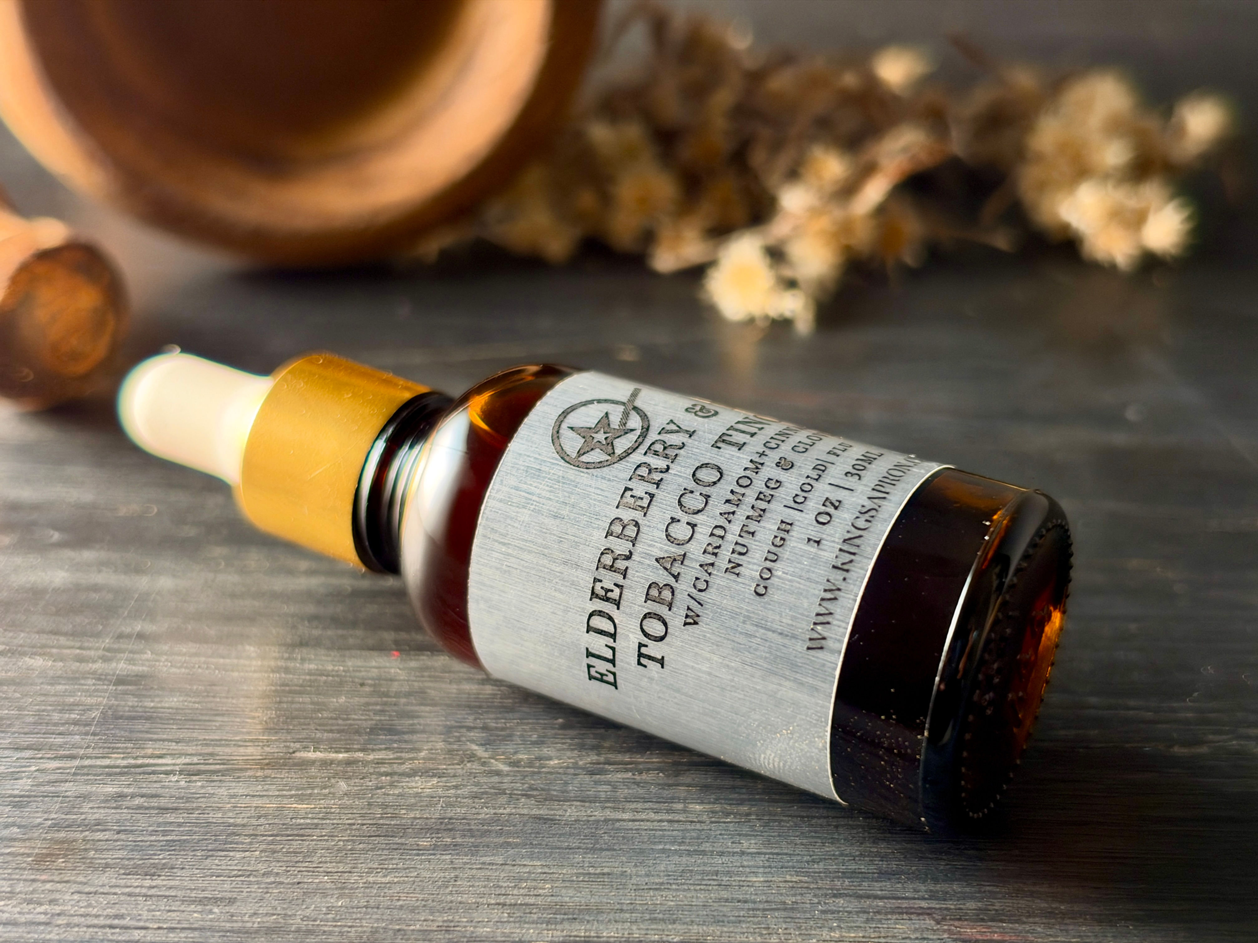 Elderberry & Rabbit Tobacco Tincture - 1oz.