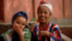 Shy Girls Smiling for the Camera