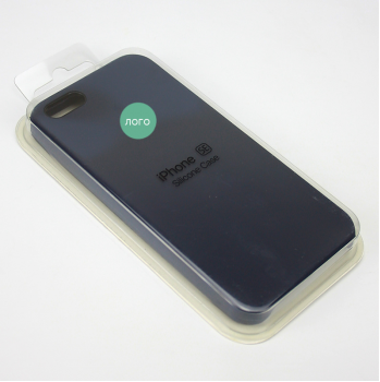 Силиконовый чехол Silicone Case для iPhone 5G/5s, темно синий