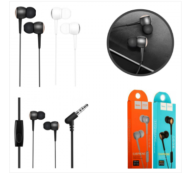 Наушники Hoco, M19 Drumbeat universal, 3.5mm, mic, 95dB±3dB, 20000Hz, чёрный