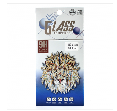 Защитное стекло 11D TEMPERED GLASS (Полный клей) для Samsung A40, черный