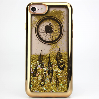 Силиконовый чехол пересыпашки для Huawei Honor P Smart (2019), Ловец снов, золот