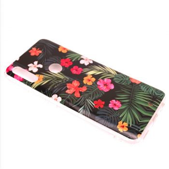 Силиконовый чехол плотный с изображением для iPhone 7/8, пальмовые листья в цвет