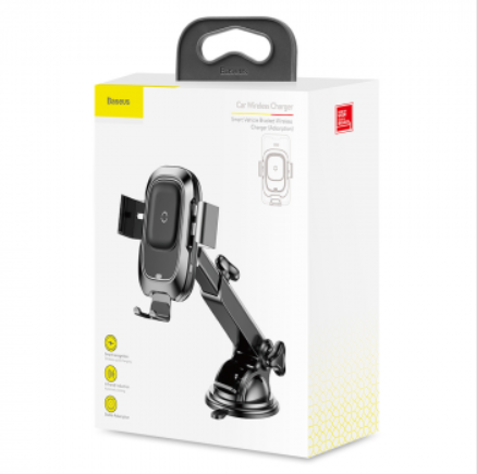 Автомобильный держатель Baseus, Smart Vehicle Bracket Sucker style, черный