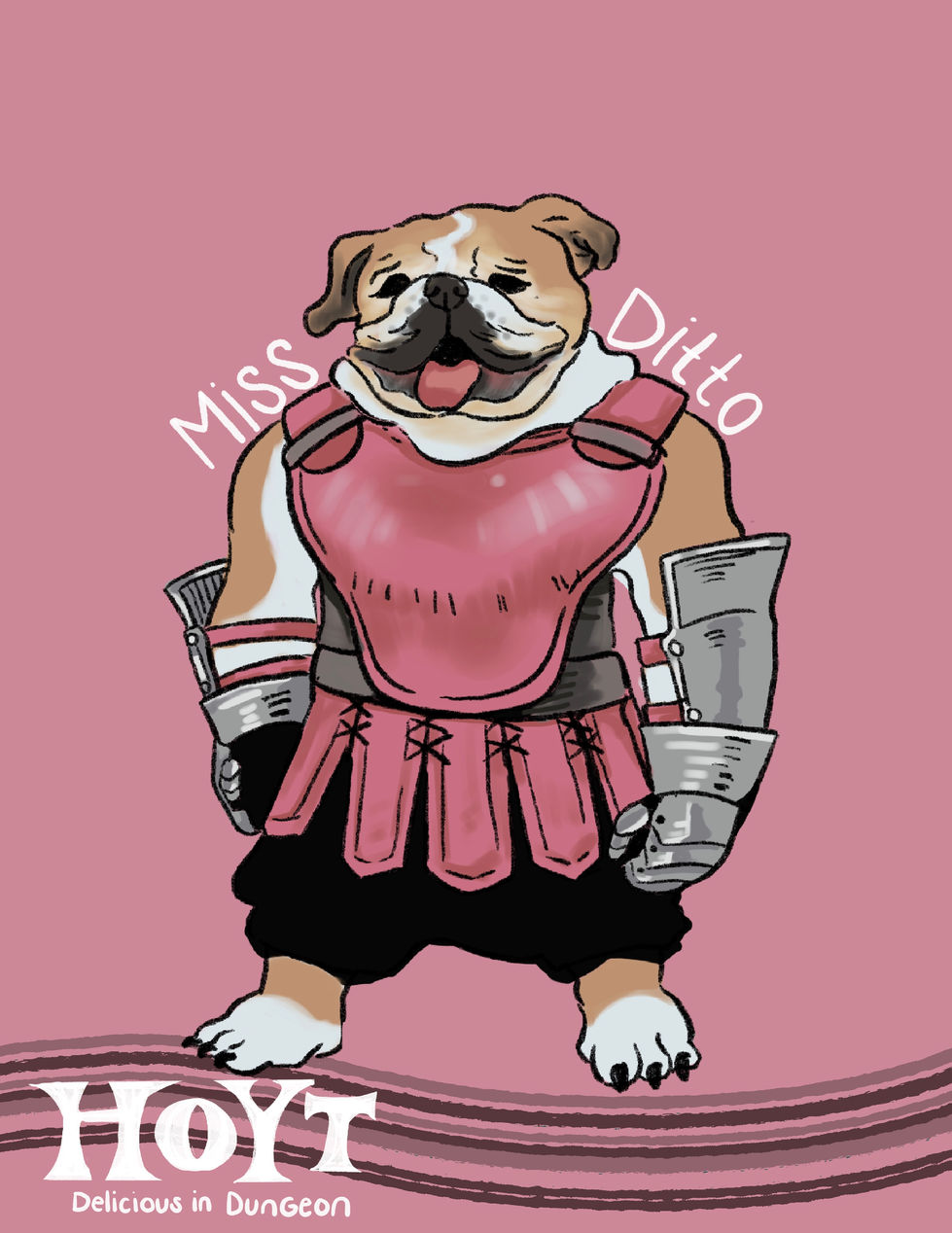 Dungeon Meshi Miss Ditto, 2024
Digital media on procreate
