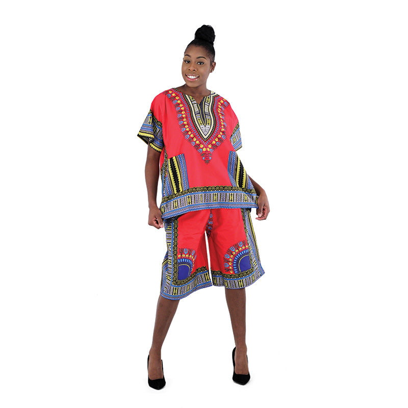 Thumbnail: Traditional Print Short Set (C-WS816)