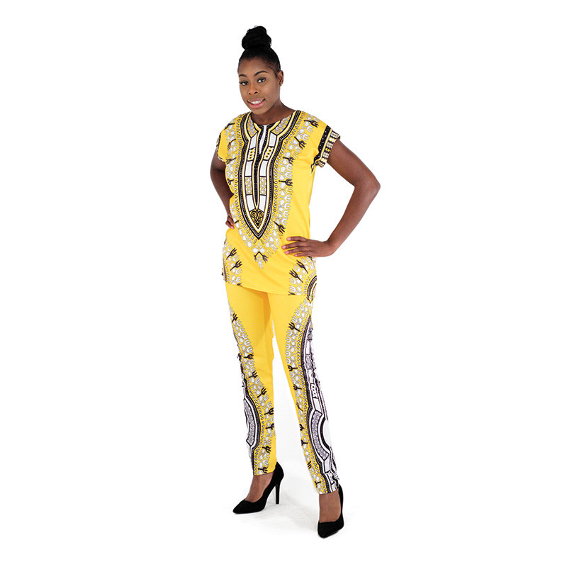 Thumbnail: Traditional Print Pant Set (C-WS819)