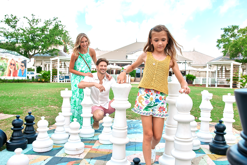 Lawn games at Grand Boulevard