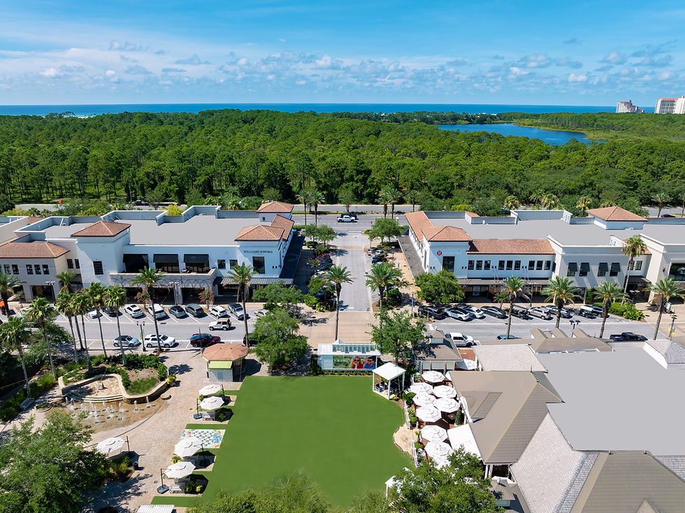 Aerial view of Grand Boulevard Sandestin