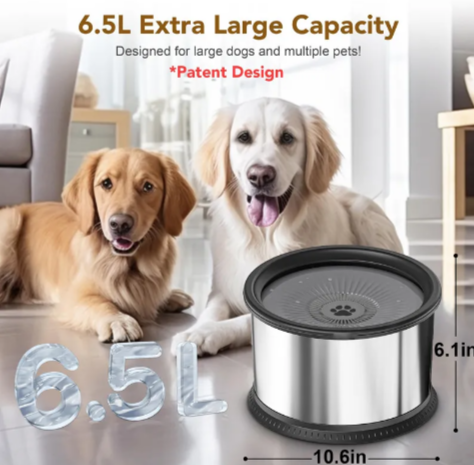 Miniatura: Non-Slip Splash-Proof Pet Water Bowl