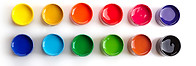 Paint Pots and Brush