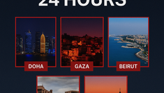 Five cities across the region were reportedly hit in separate strikes by Isreal