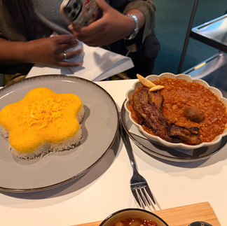 Gheymeh Bademjan - lamb and aubergine