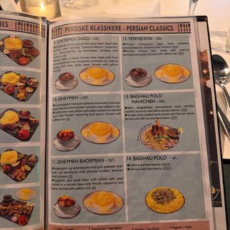 Menu Greener Food