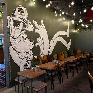 Art in the bar area
