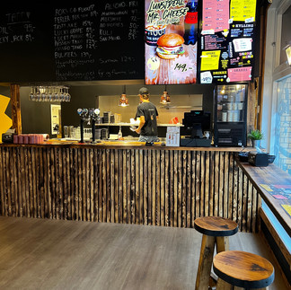 Rustic interior at The Shack